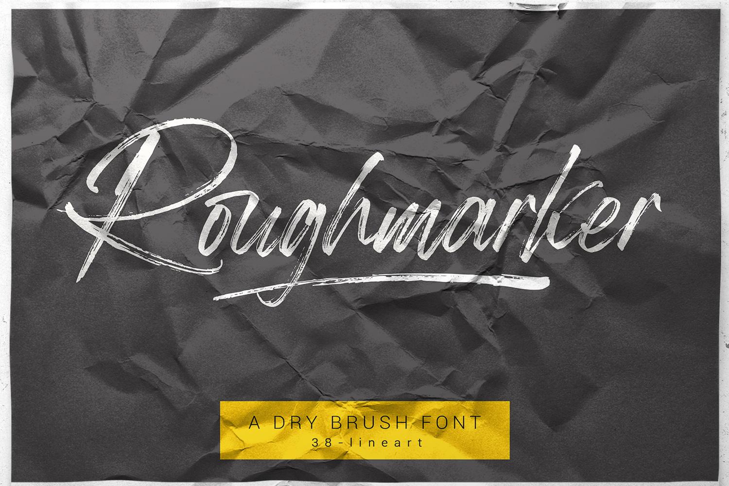 Roughmarker Font