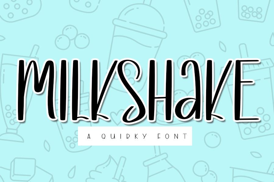 Milkshake Font