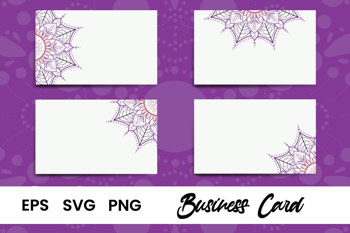 Business Card Vintage Mandala
