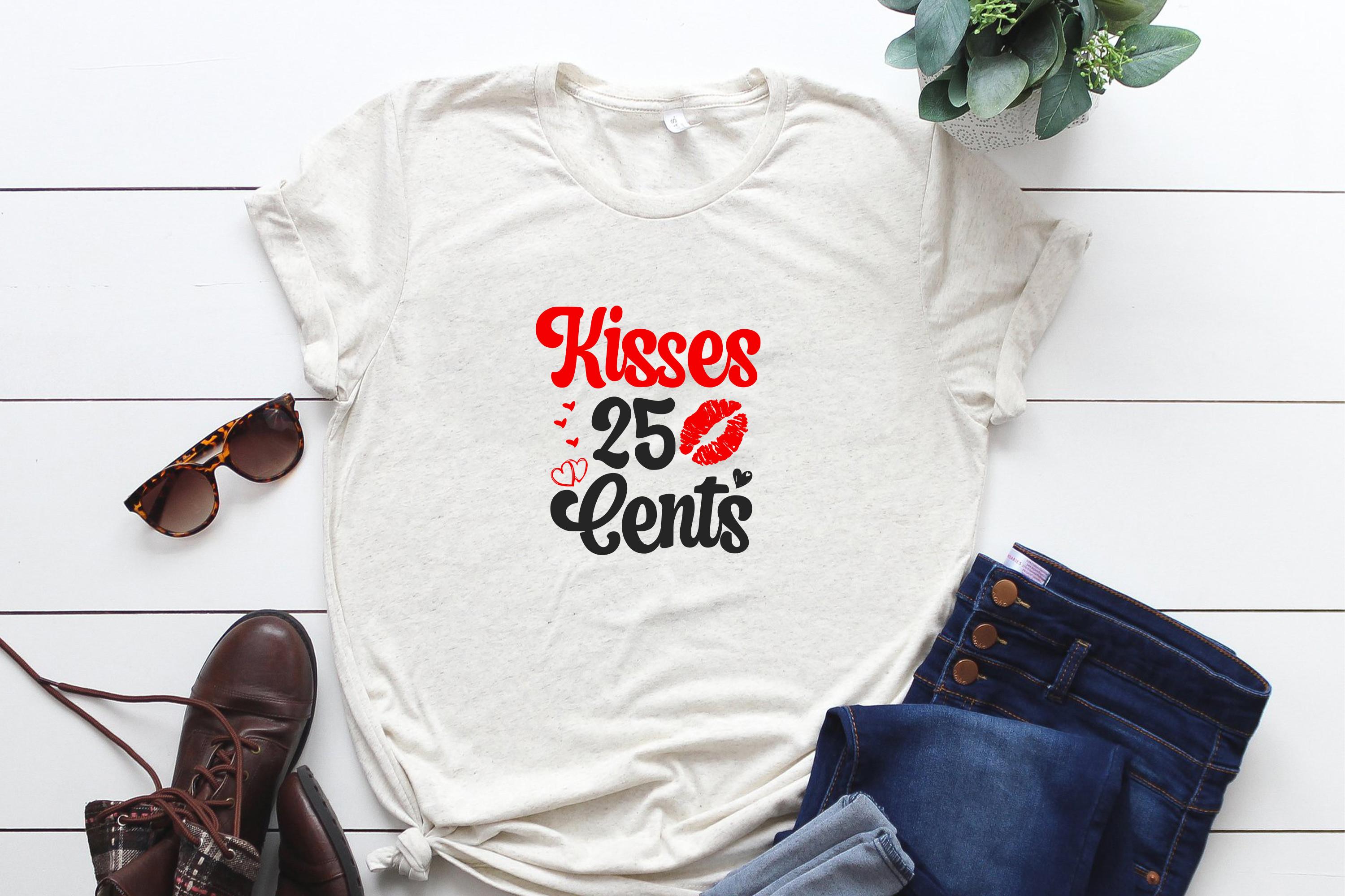 Kisses 25 Cents SVG Valentine's Day SVG