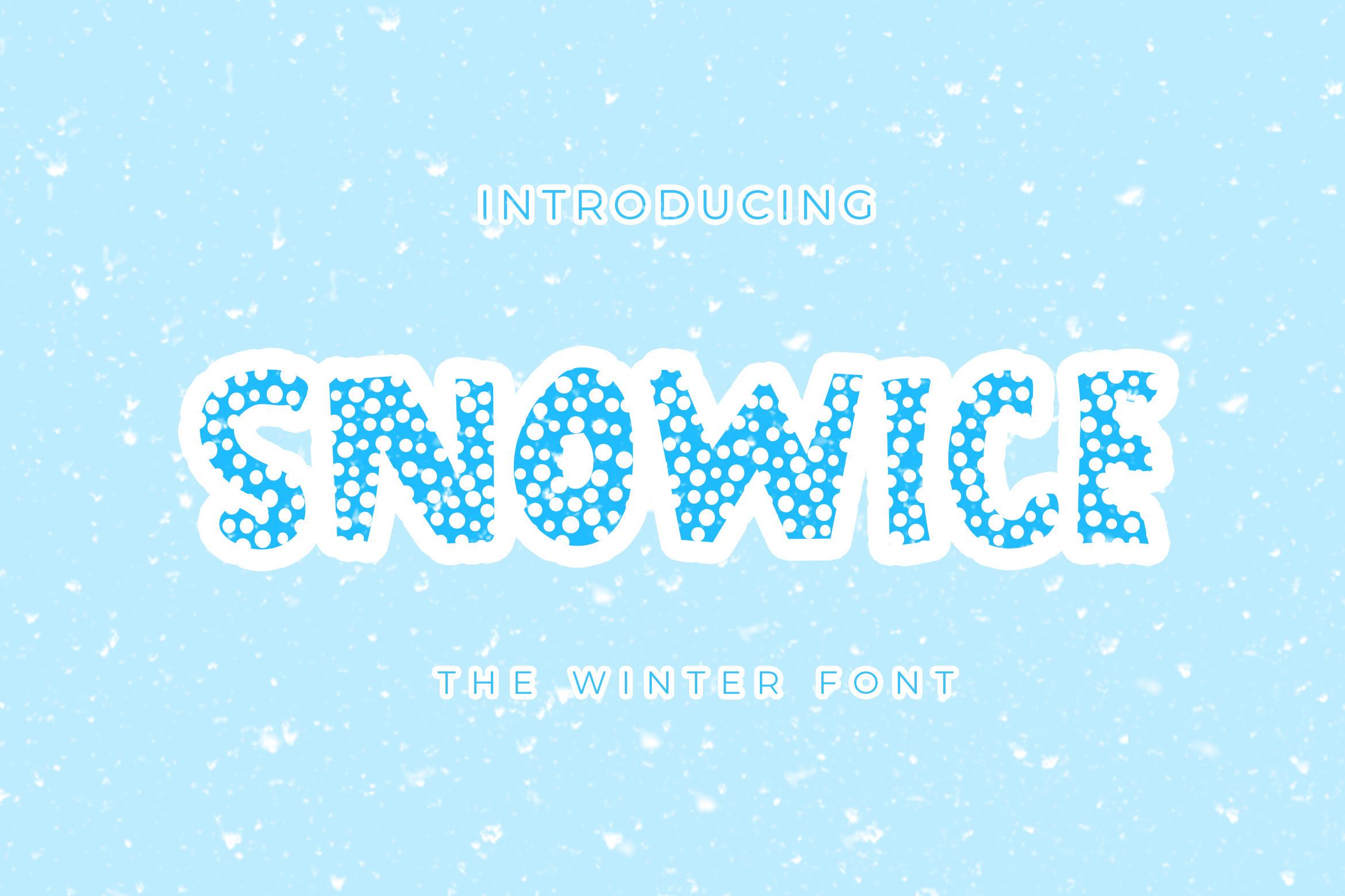 Snowice Font