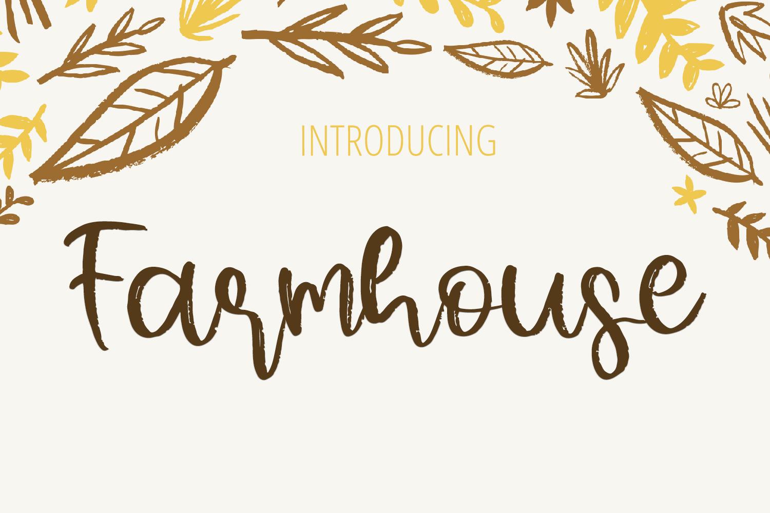 Farmhouse Font