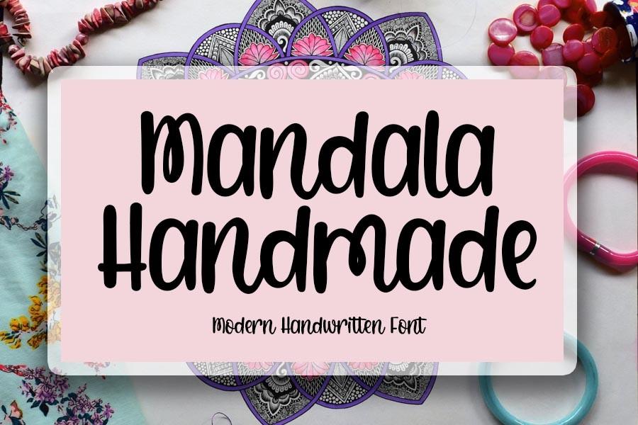Mandala Handmade Font