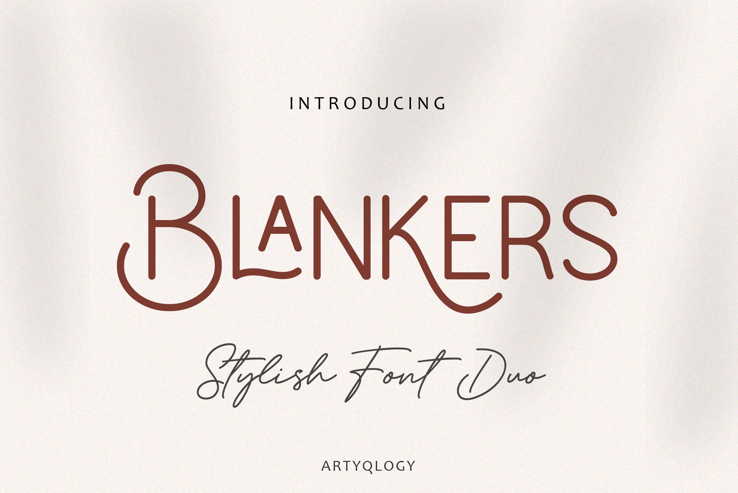Blankers Font