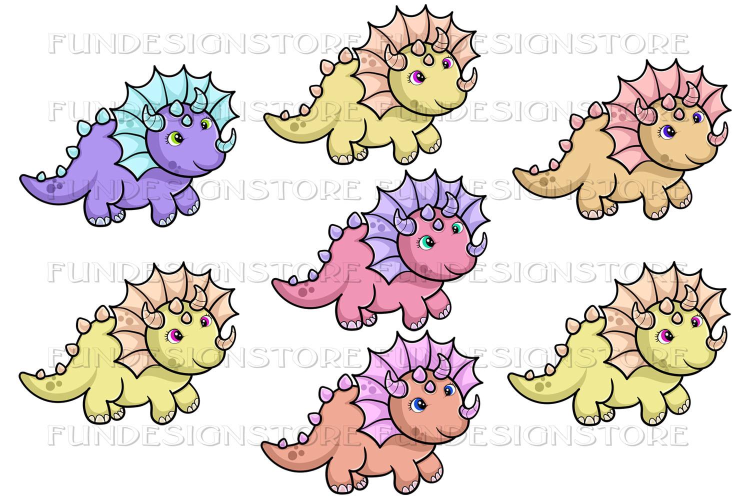 CUTE DINASAURS BUNDLE, SUBLIMATION, PNG