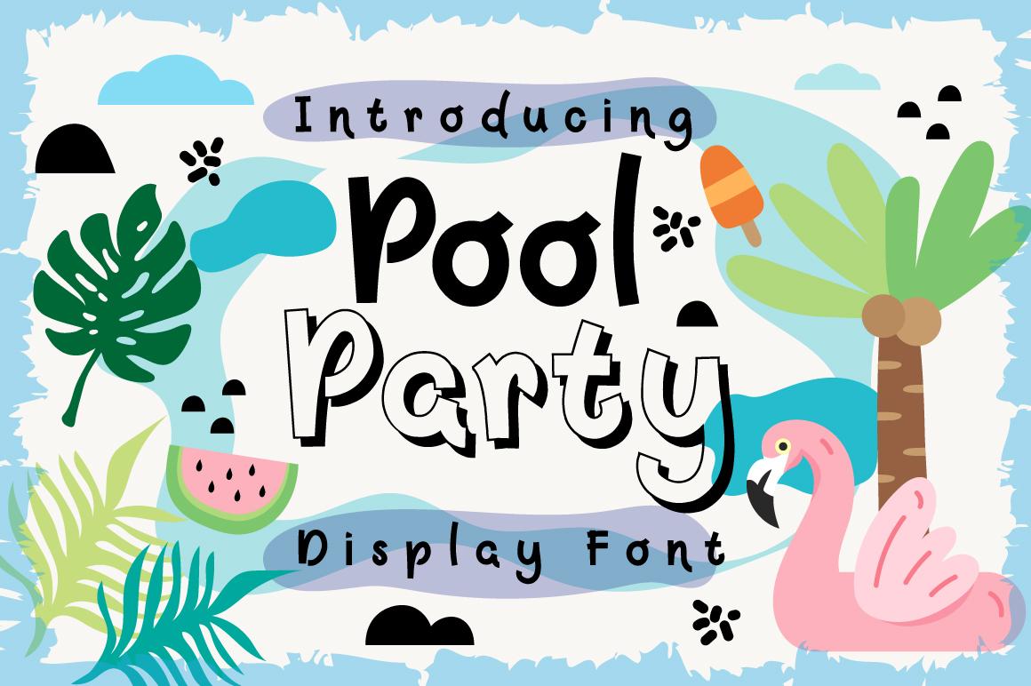 Pool Party Font