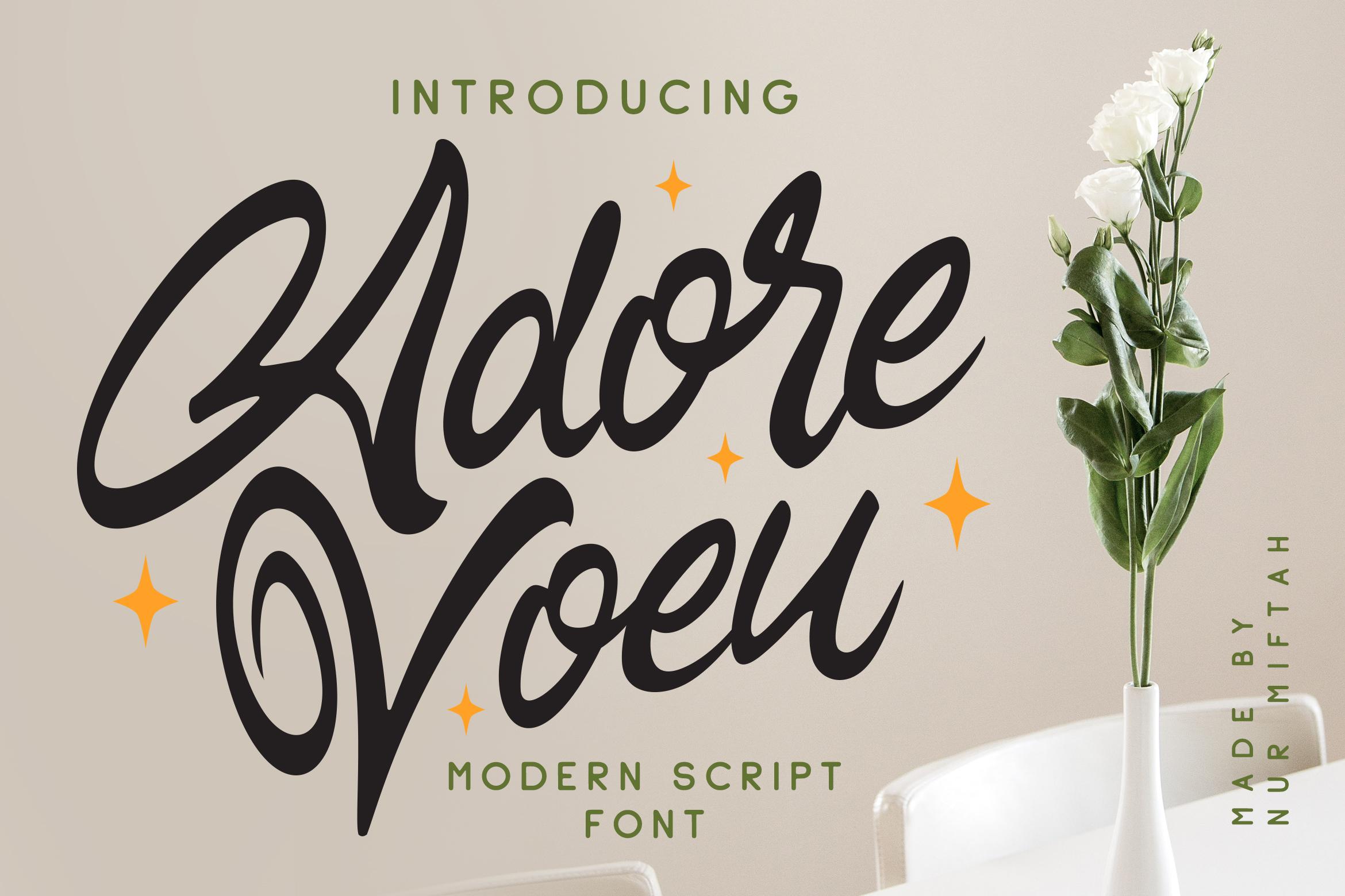 Adore Voeu Font