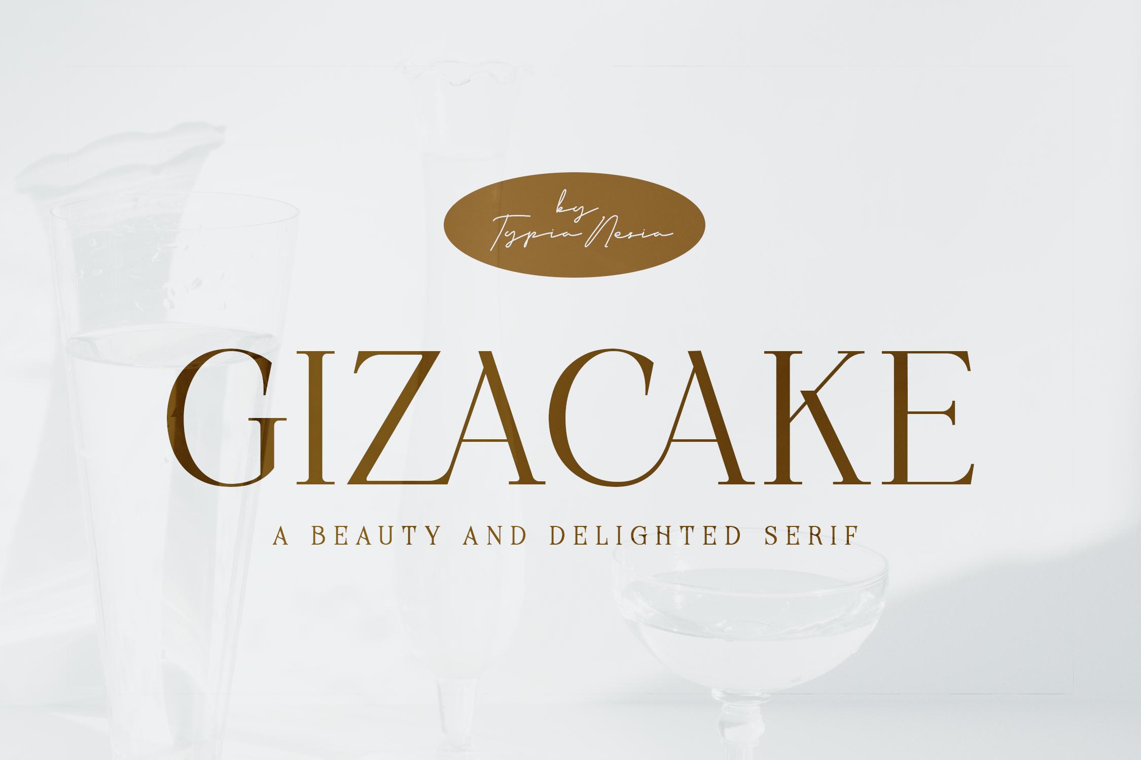 Gizacake Font