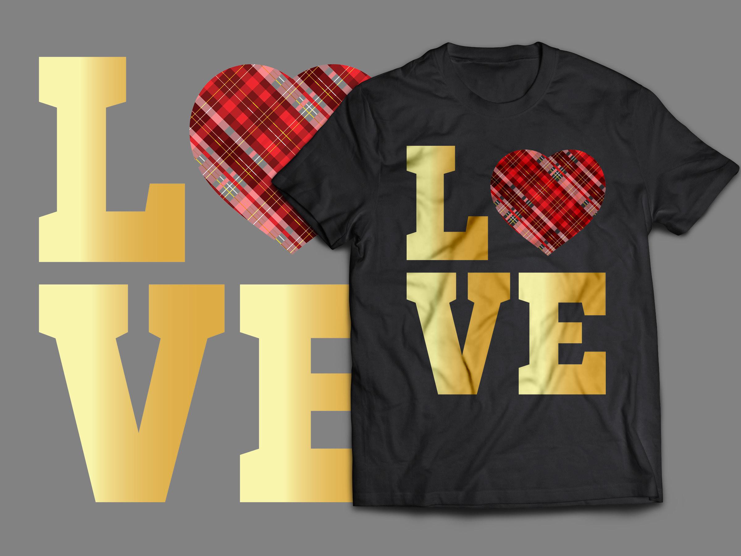 Love Valentine Tshirt Design