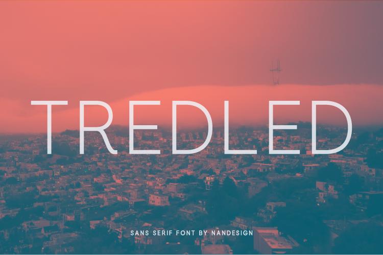 Tredled Font