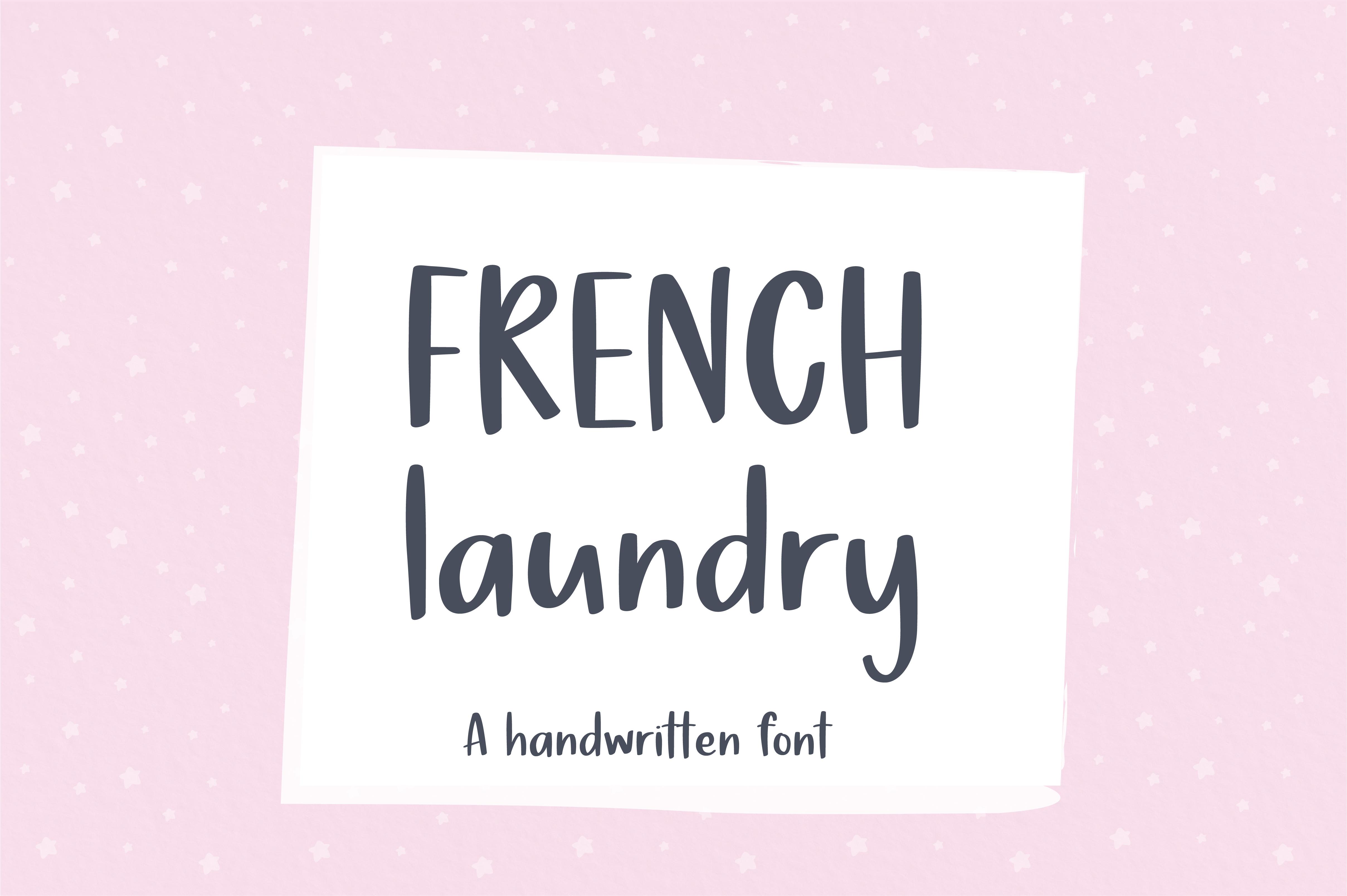 French Laundry Font