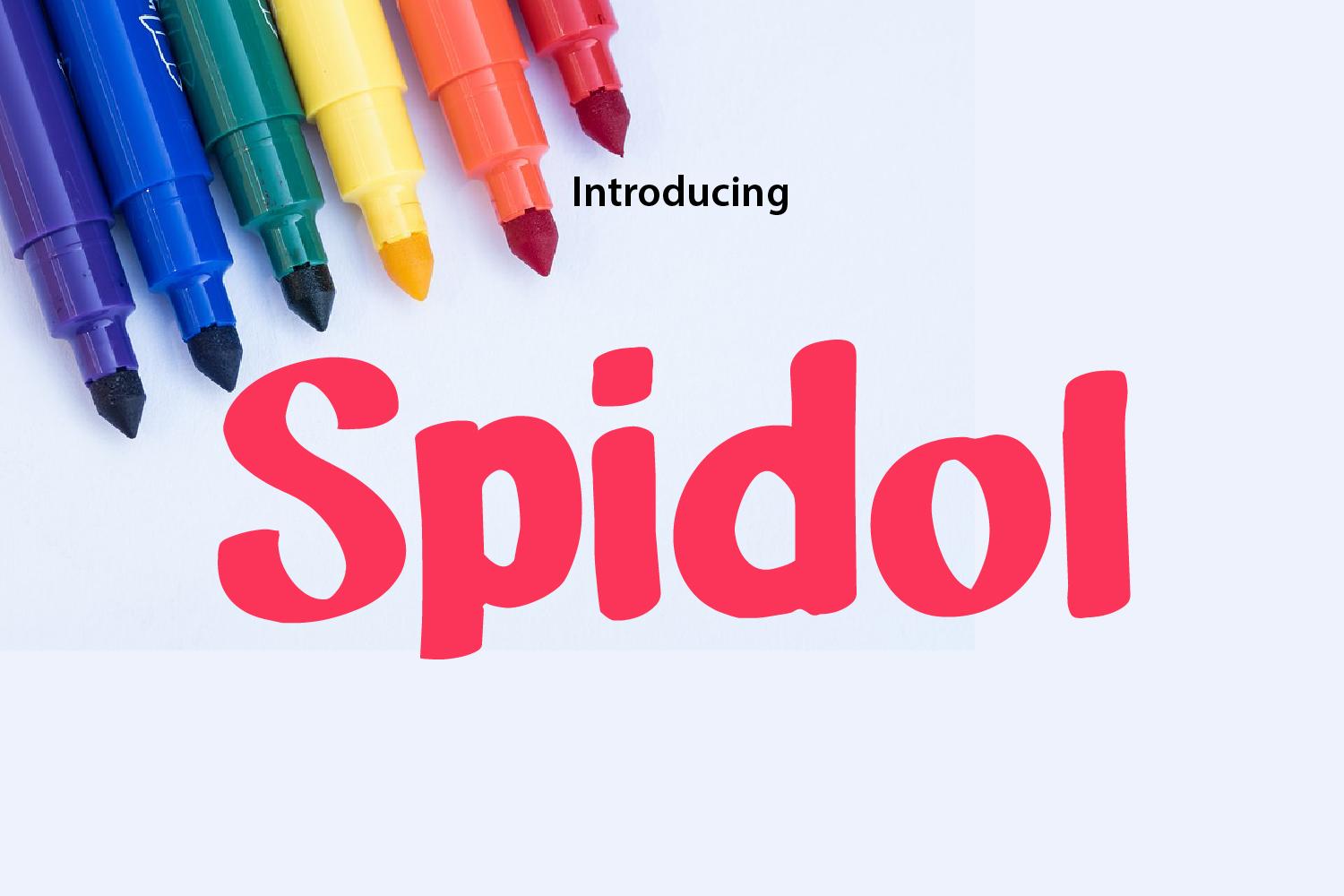 Spidol Font