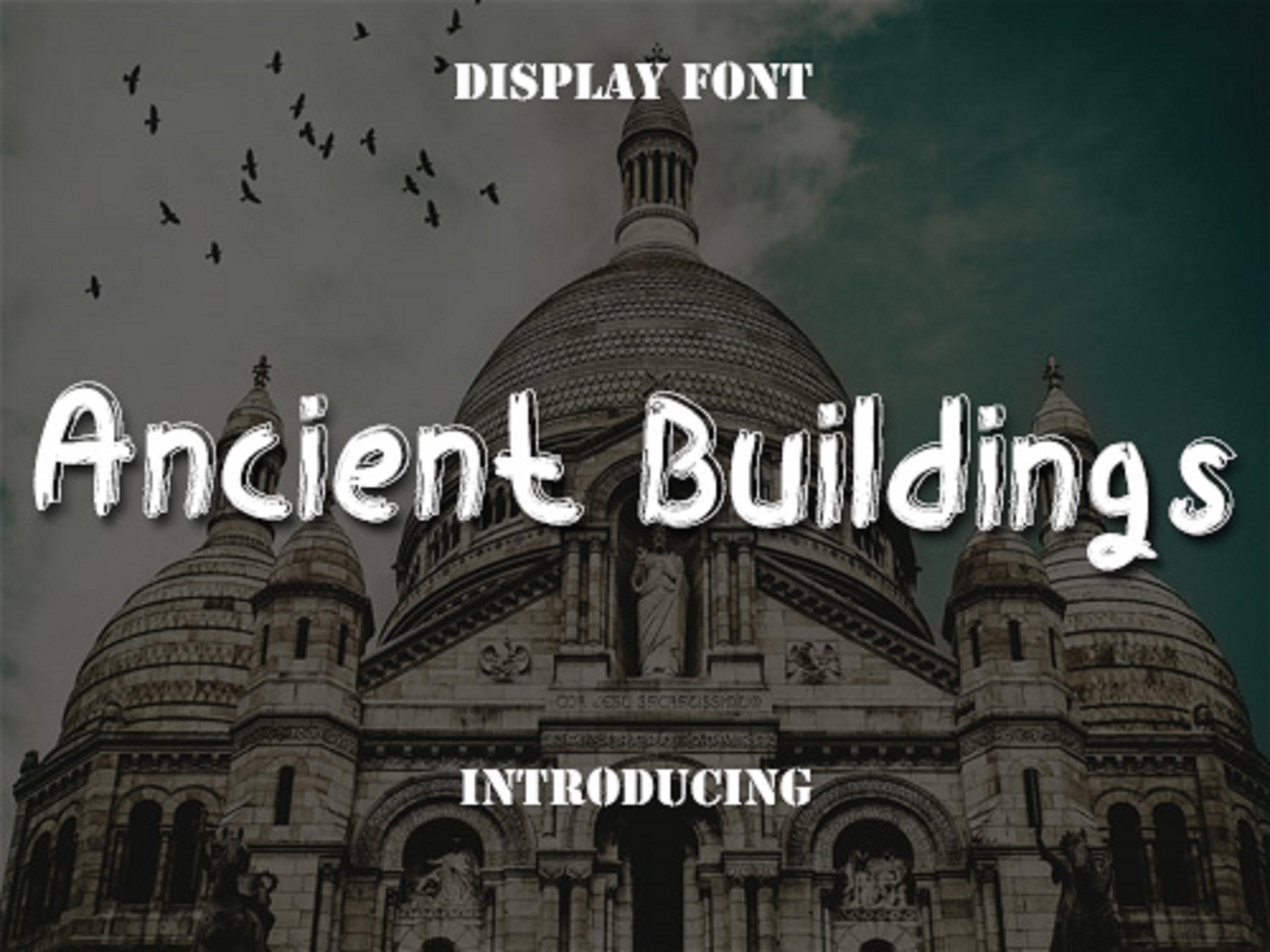 Ancient Buildings Font