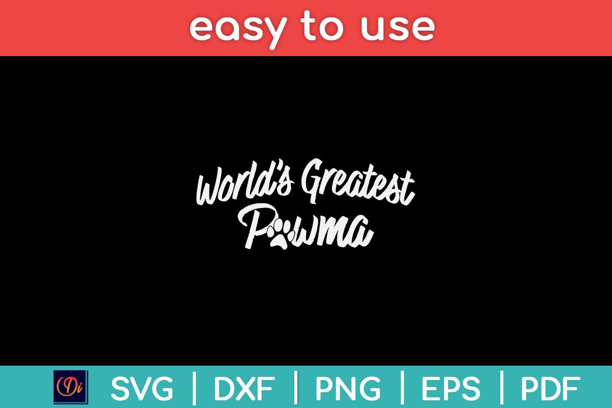 Worlds Greatest Pawma Mothers Day Svg