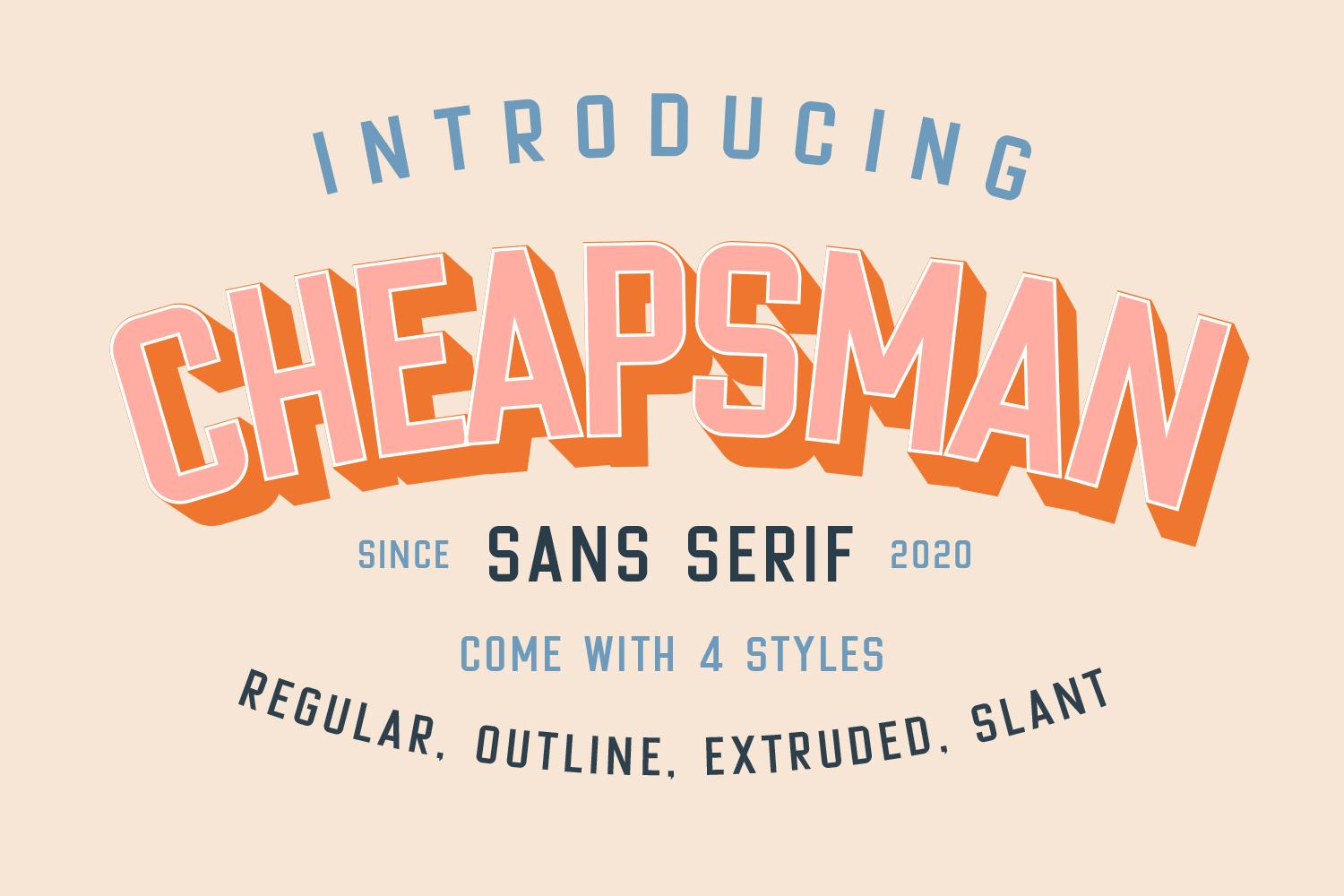 Cheapsman Font