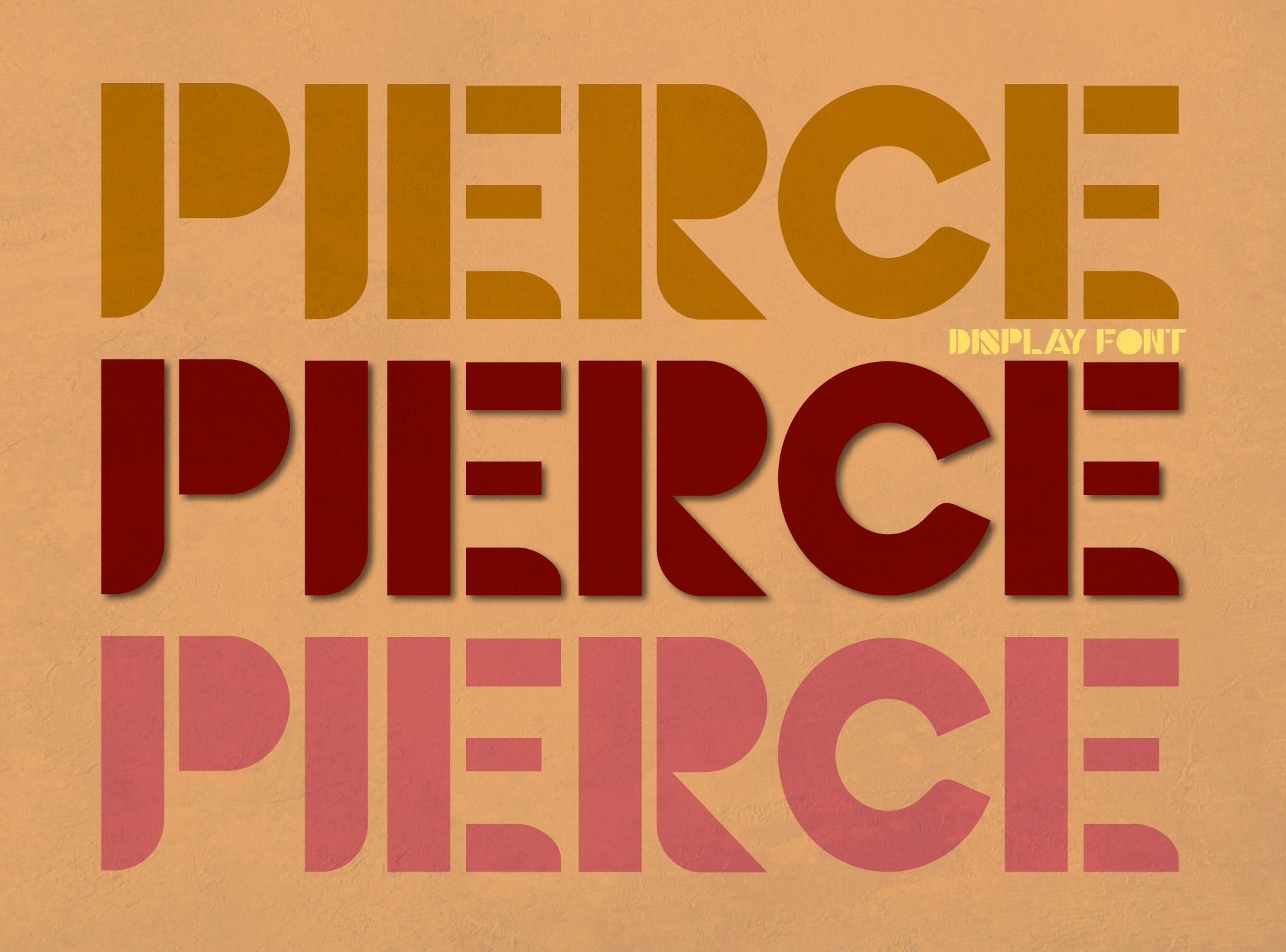 Pierce Font