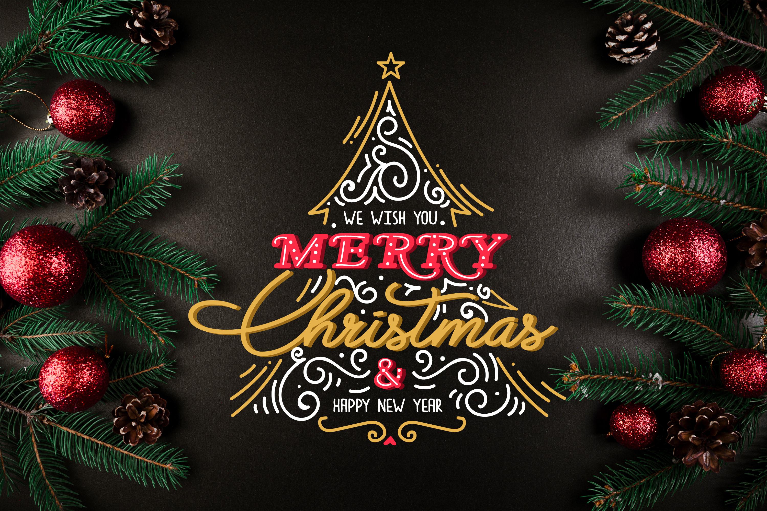 Beautiful Christmas Tree Svg Design