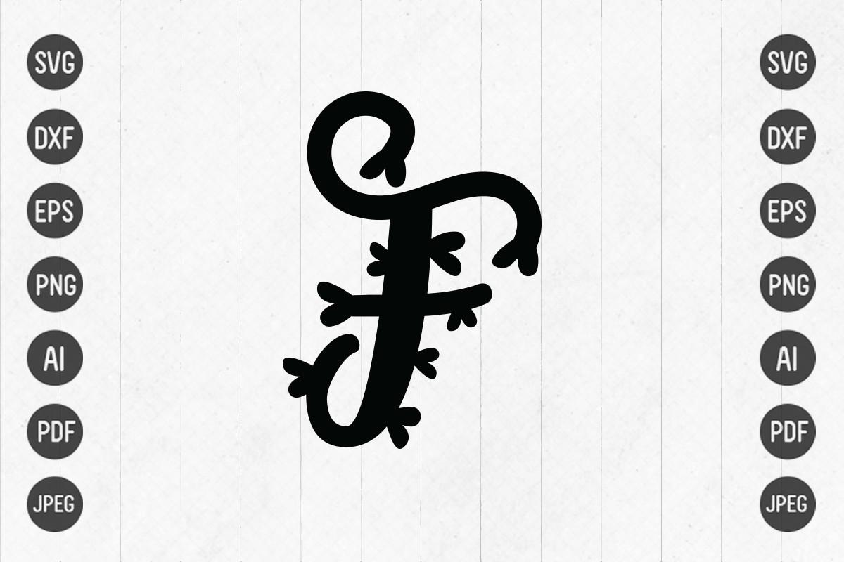 Alphabet Letter ( F ) Love Monogram
