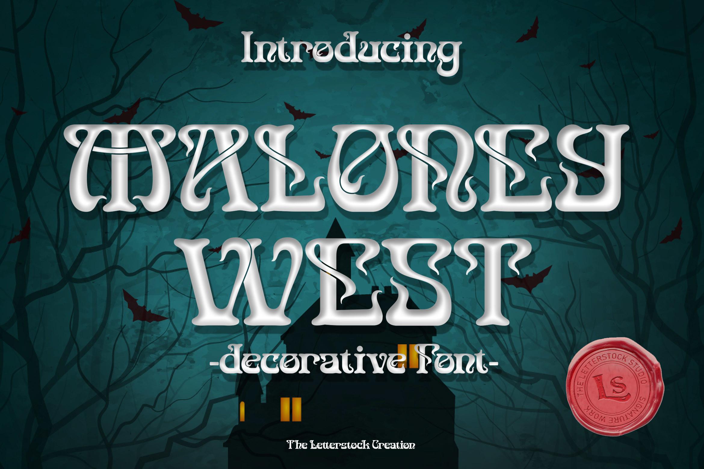 Maloney West Font