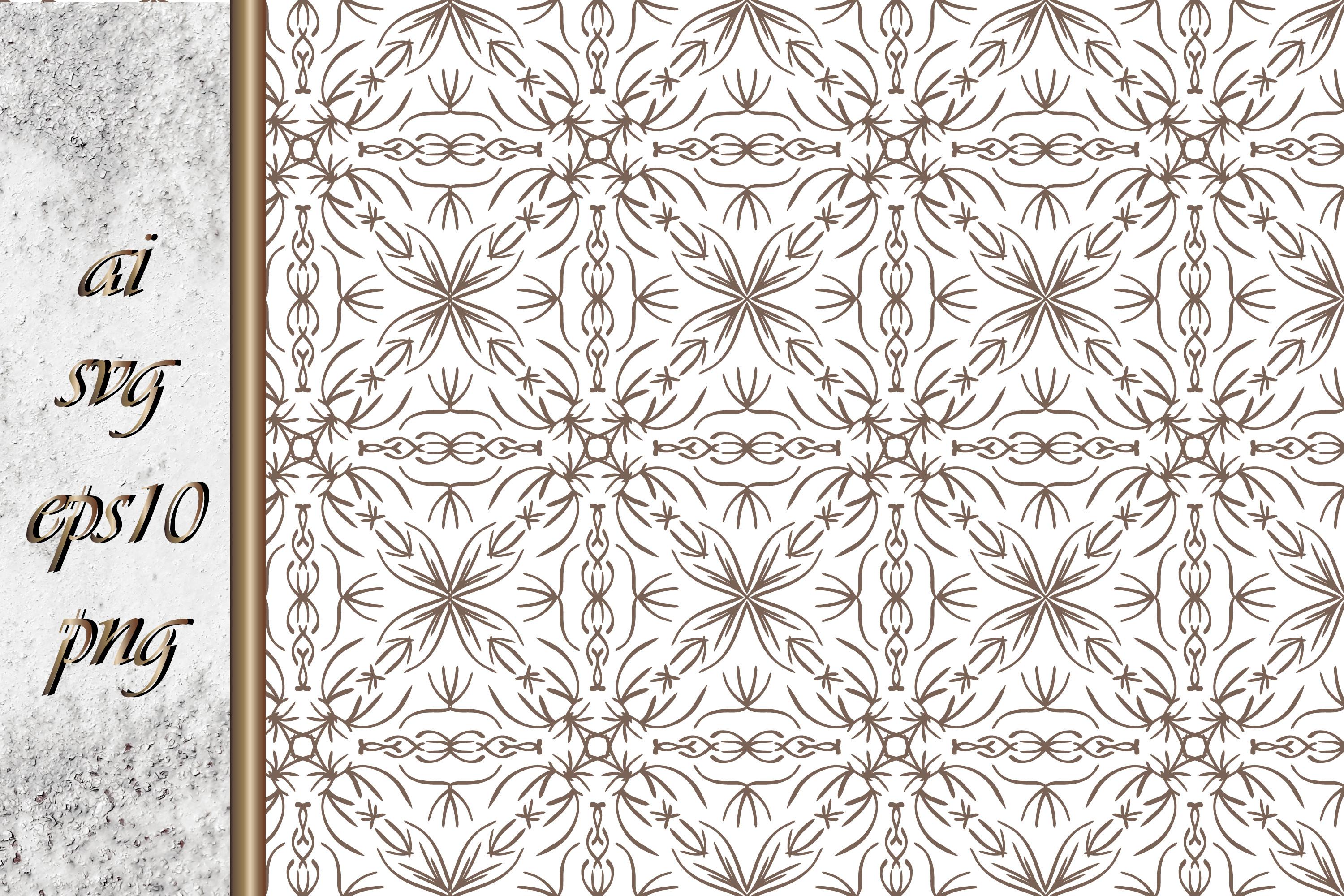 Seamless Pattern Hand Drawn Sketch