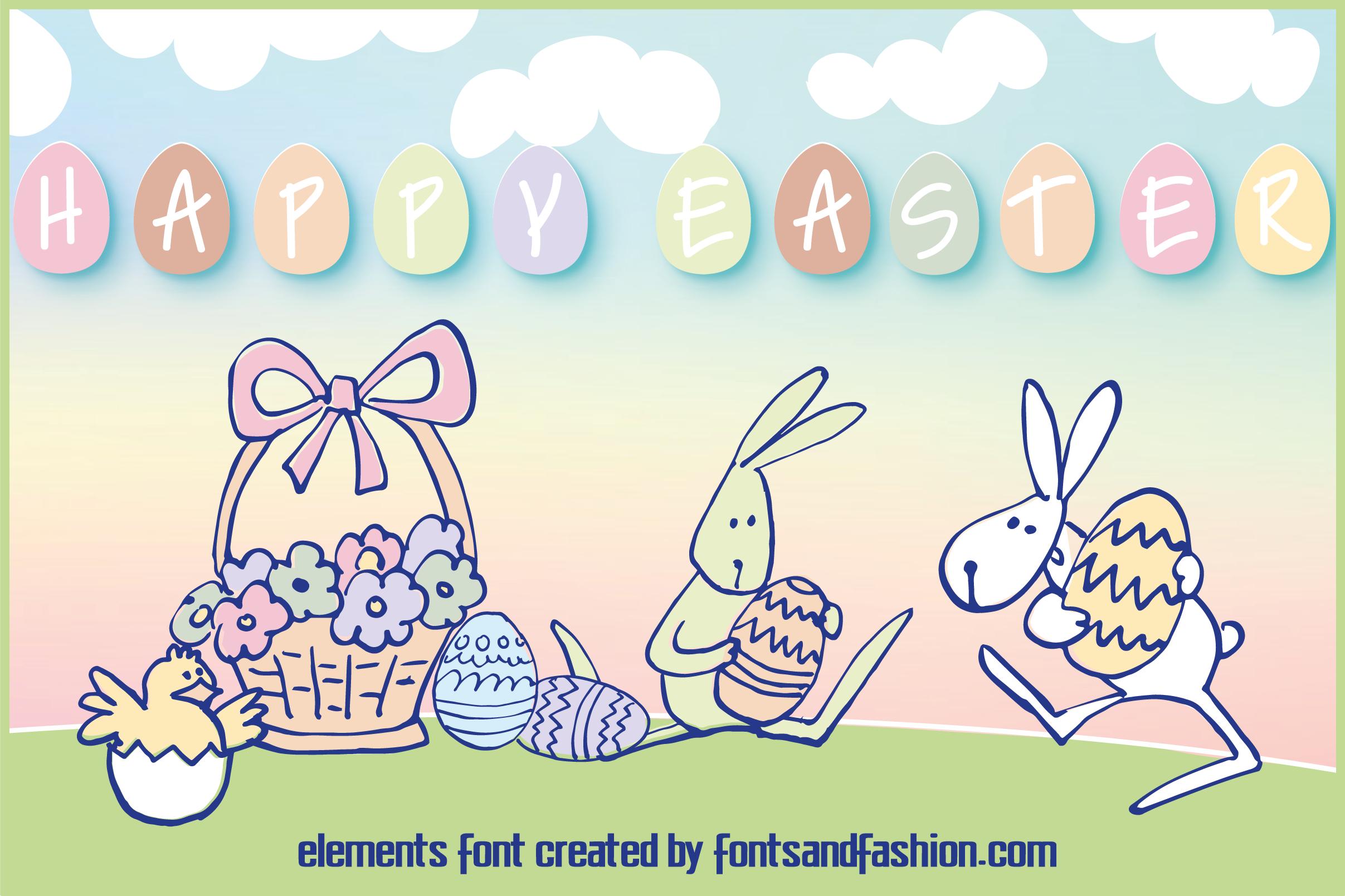 Happy Easter Font