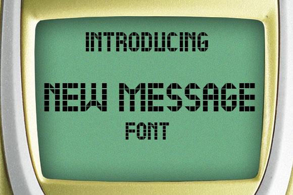 New Message Font