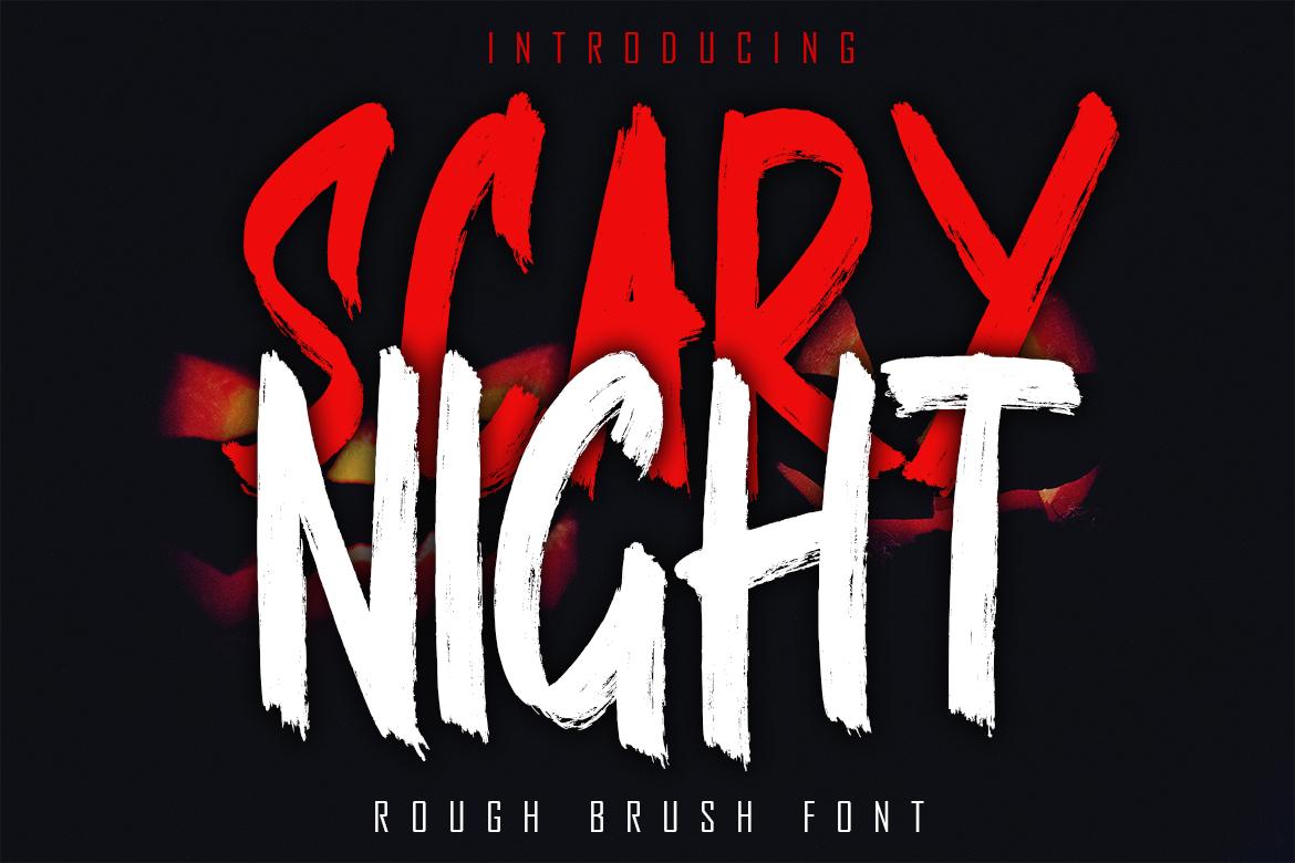 Scary Night Font