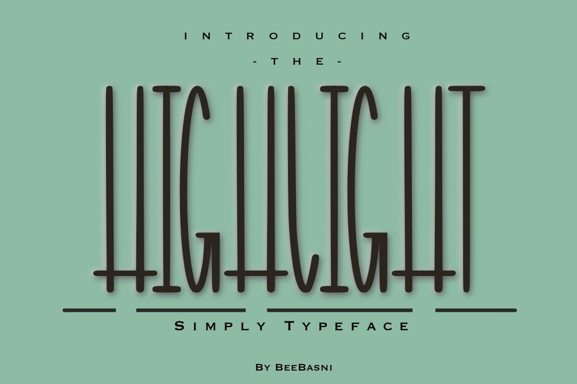 Highlight Font