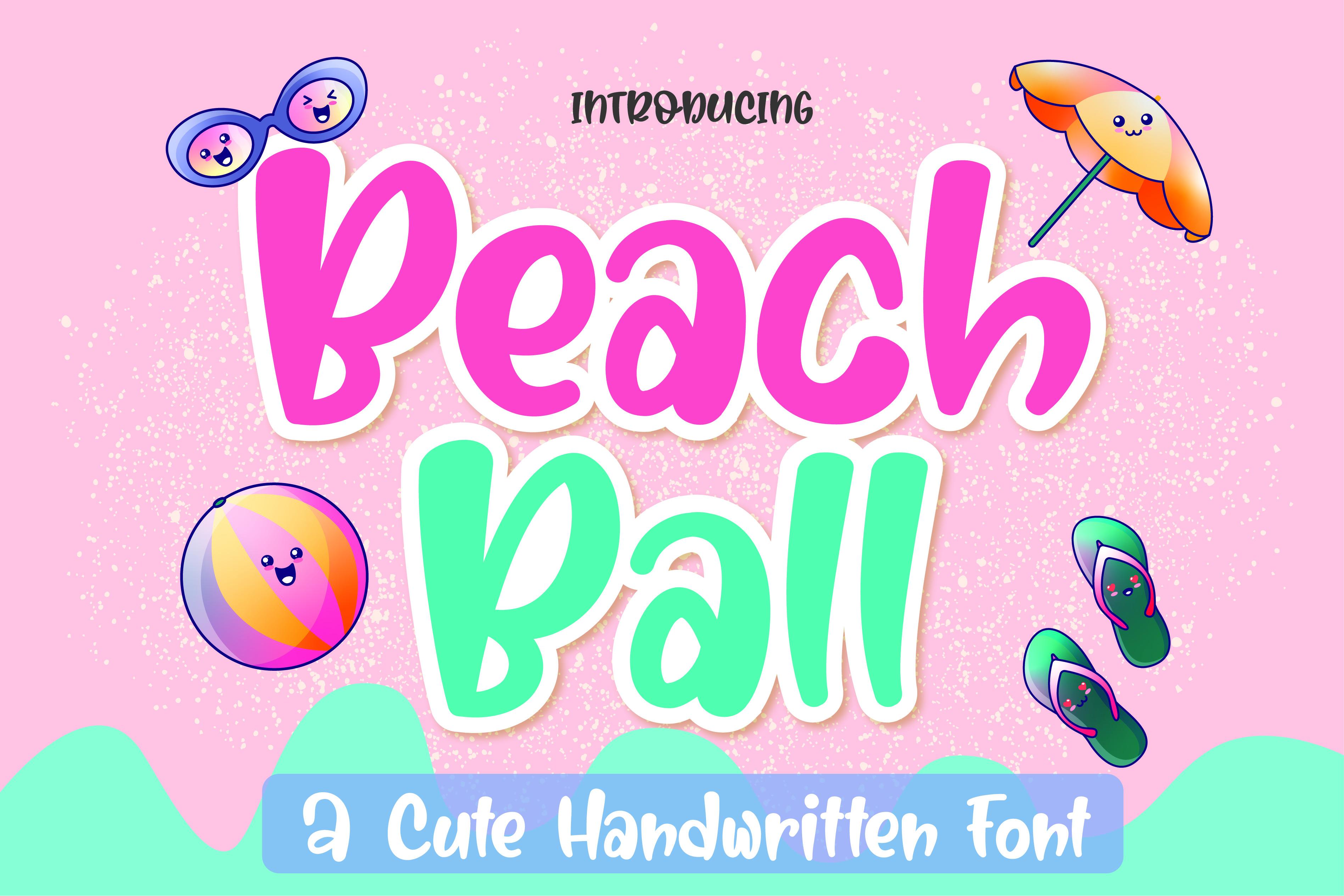 Beach Ball Font