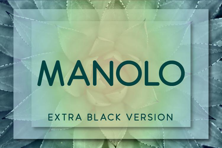 Manolo Extra Black Font
