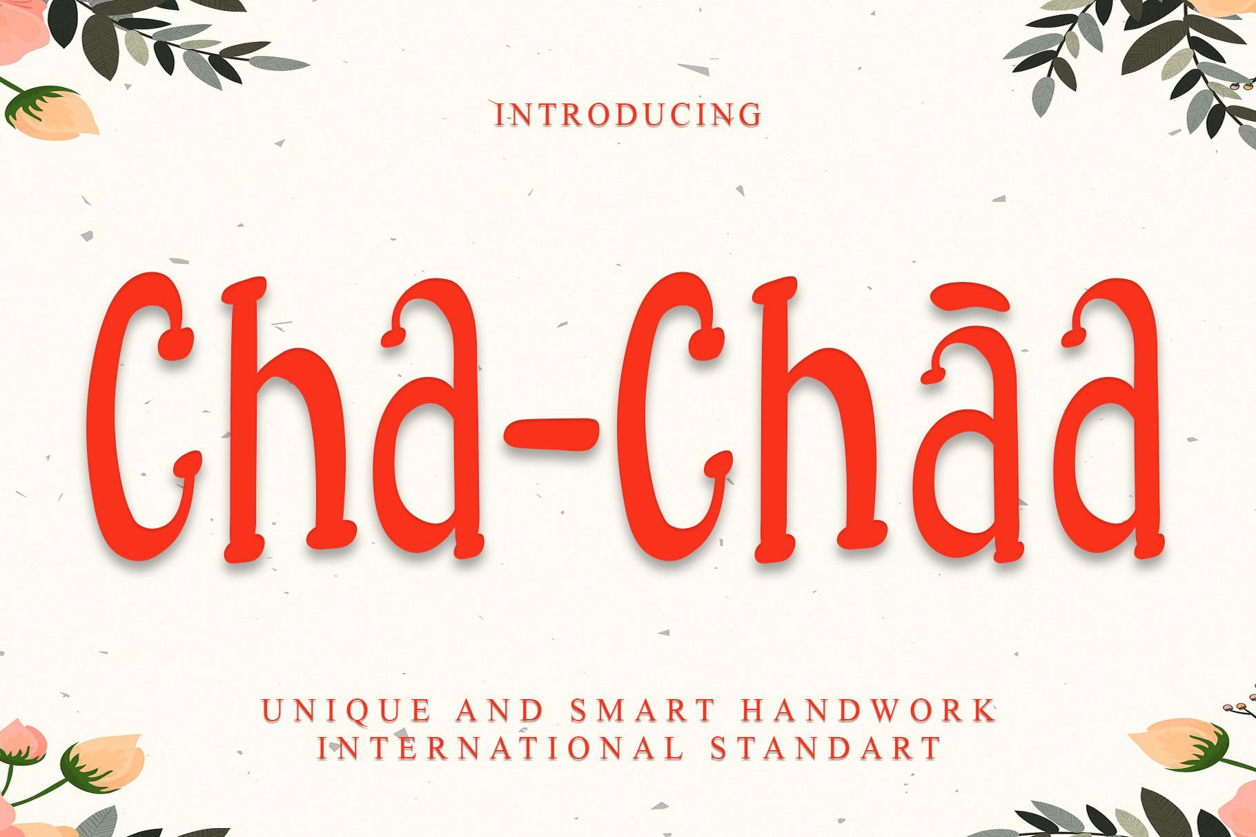 Cha-Chaa Font