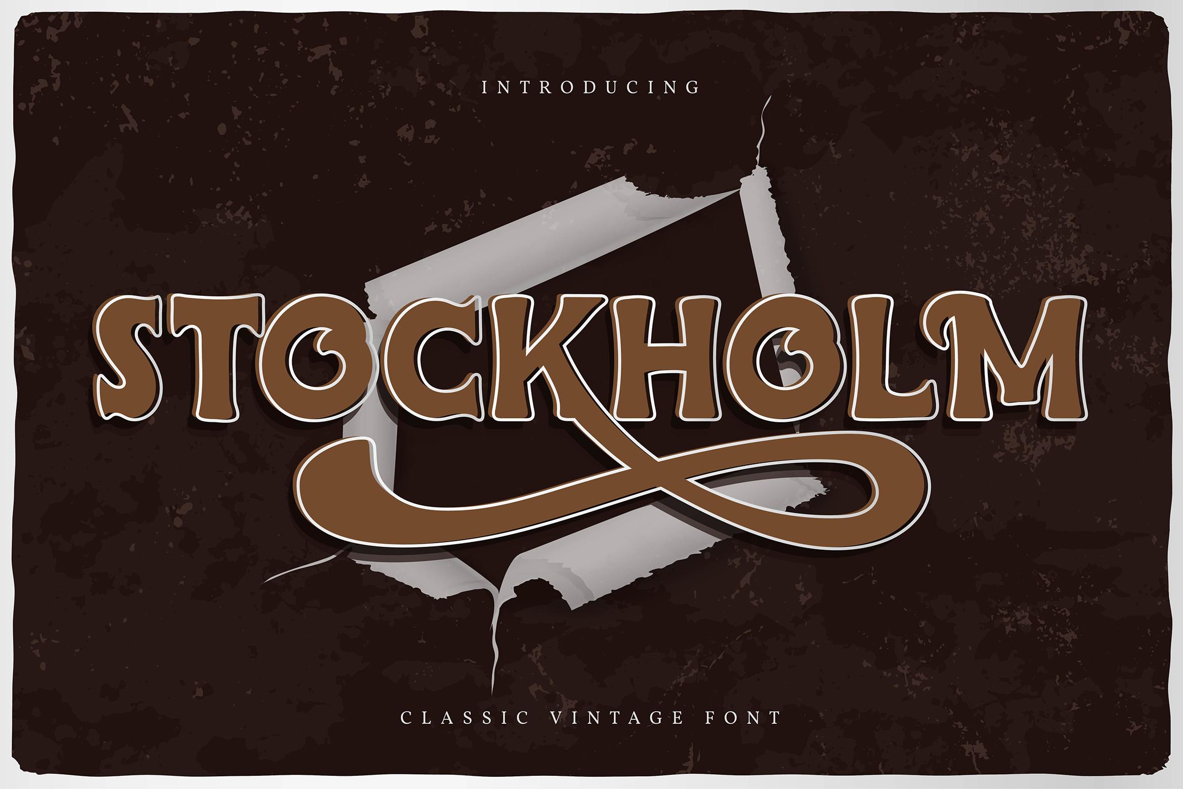 Stockholm Font