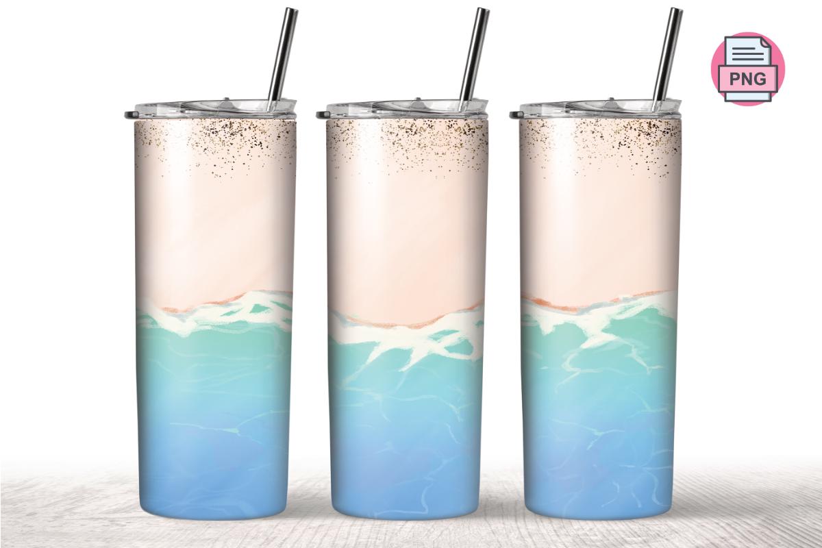 20 Oz Skinny Beach Summer Tumbler