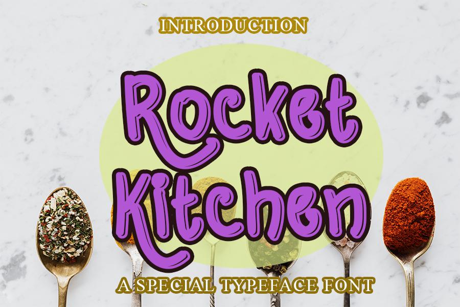 Rocket Kitchen Font