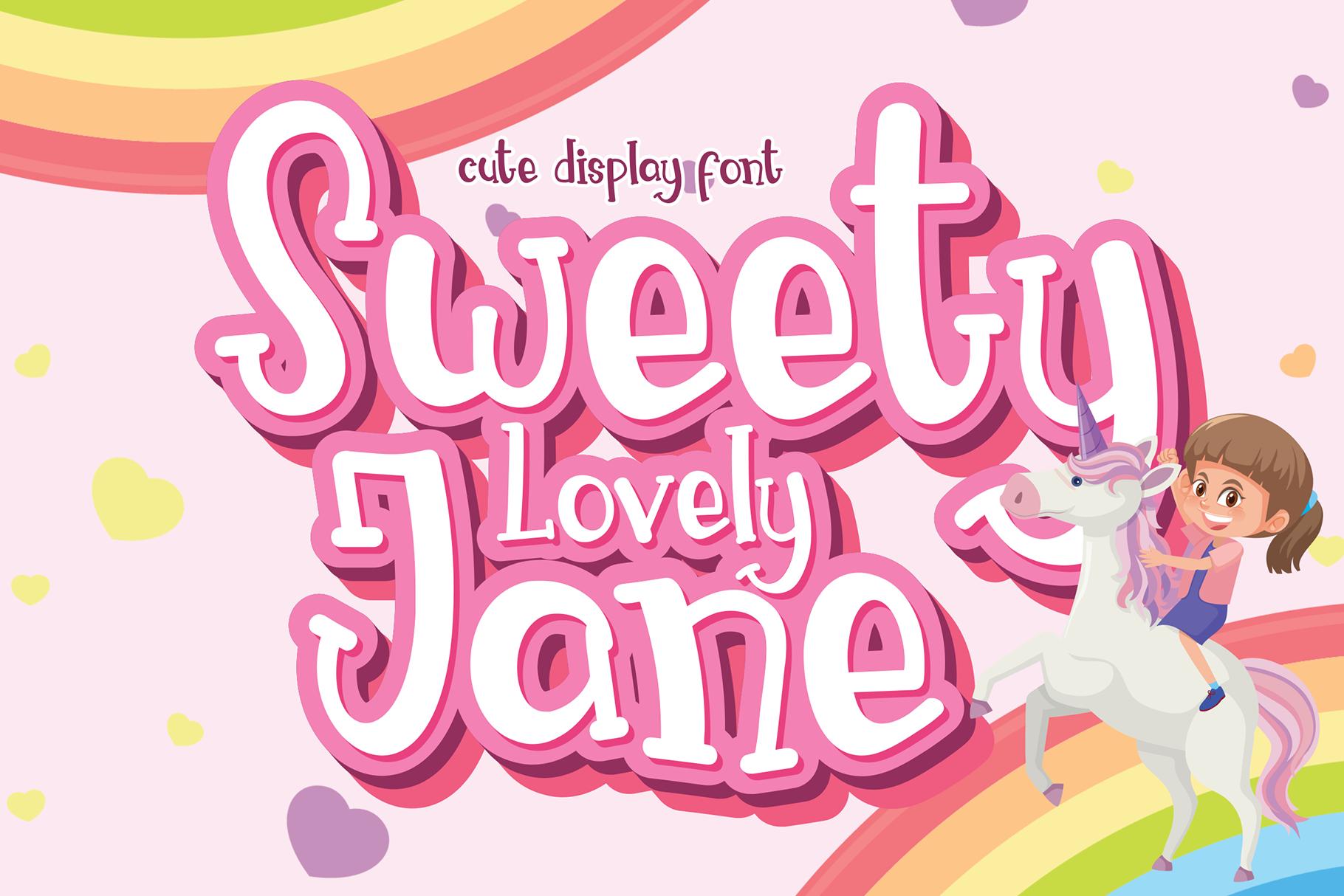 Sweety Lovely Jane Font