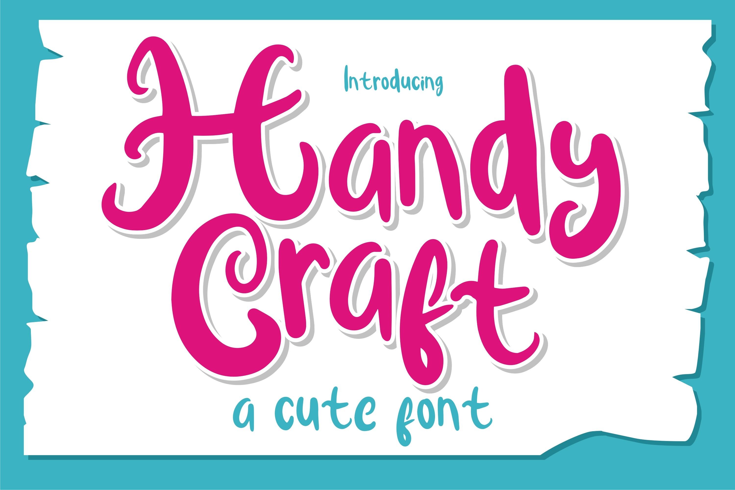 Handy Craft Font