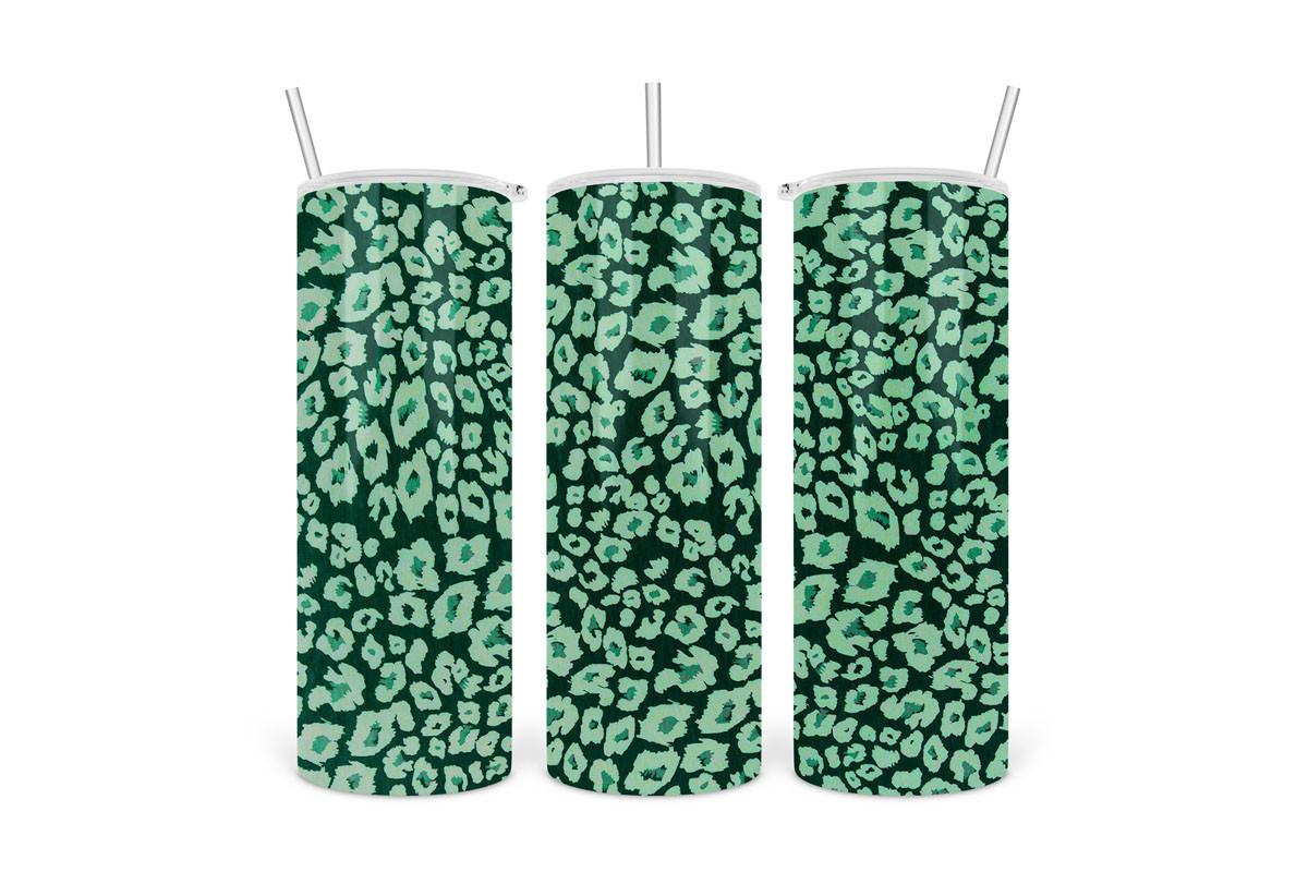 Tumbler Sublimation Leopard Green