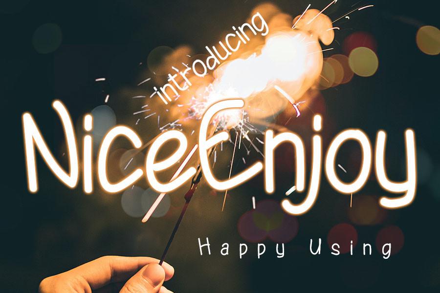 Nice Enjoy Font