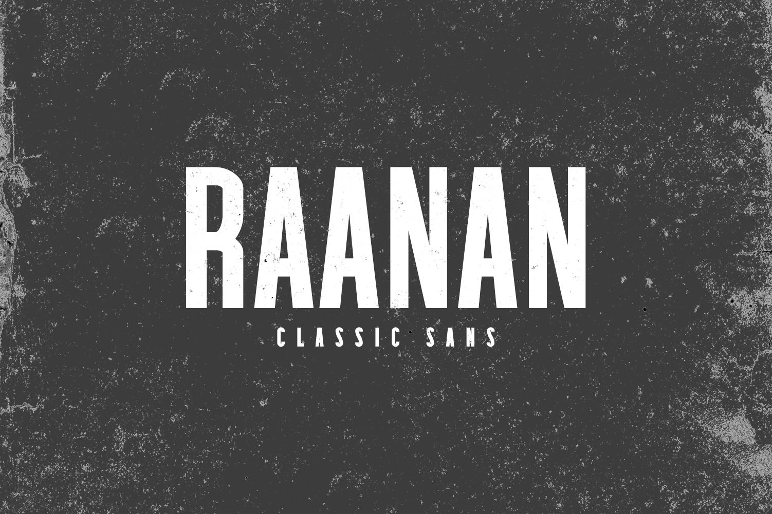 Raanan Family Font