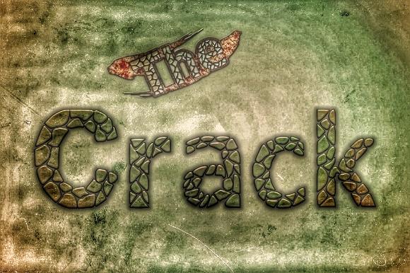 The Crack Font