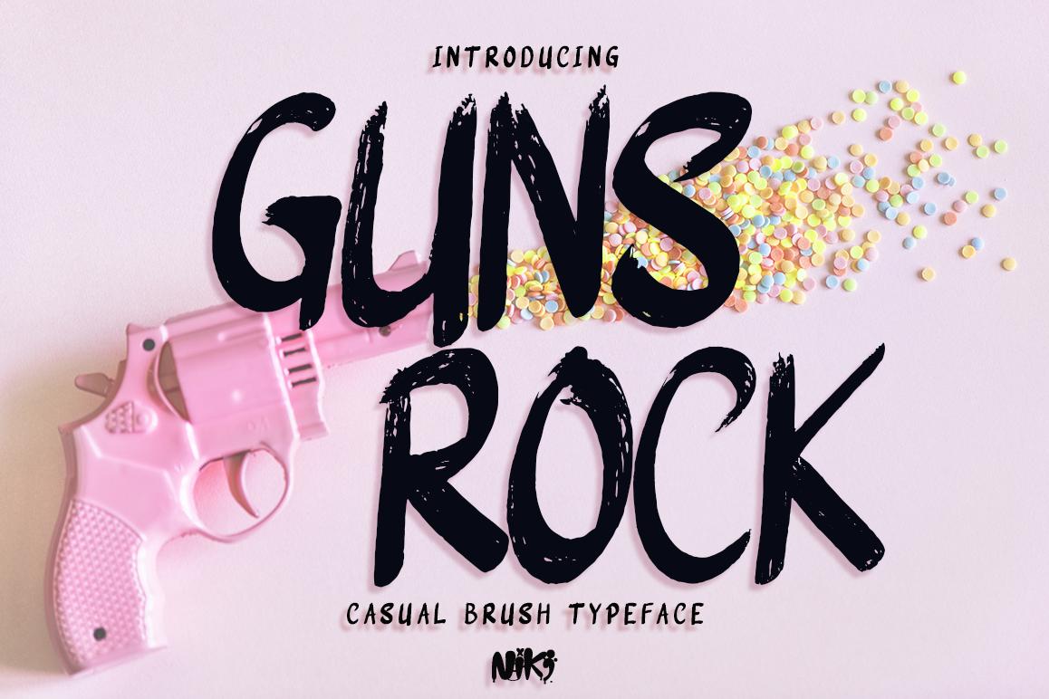 Guns Rock Font