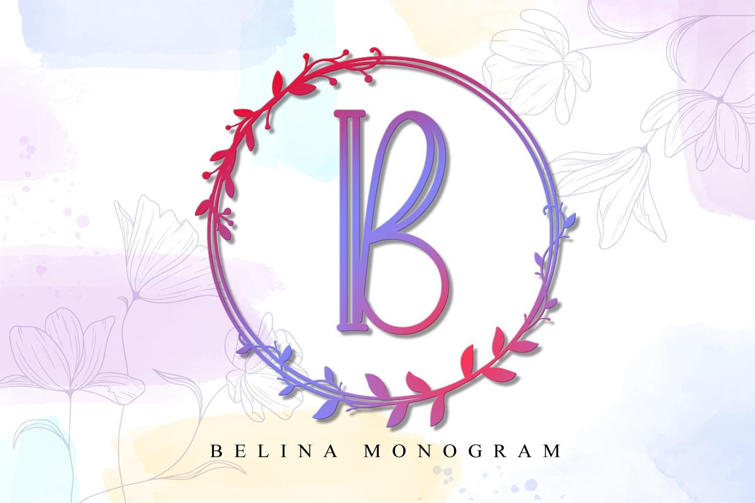 Belina Monogram Font