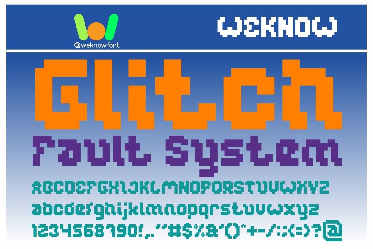 Glitch Font