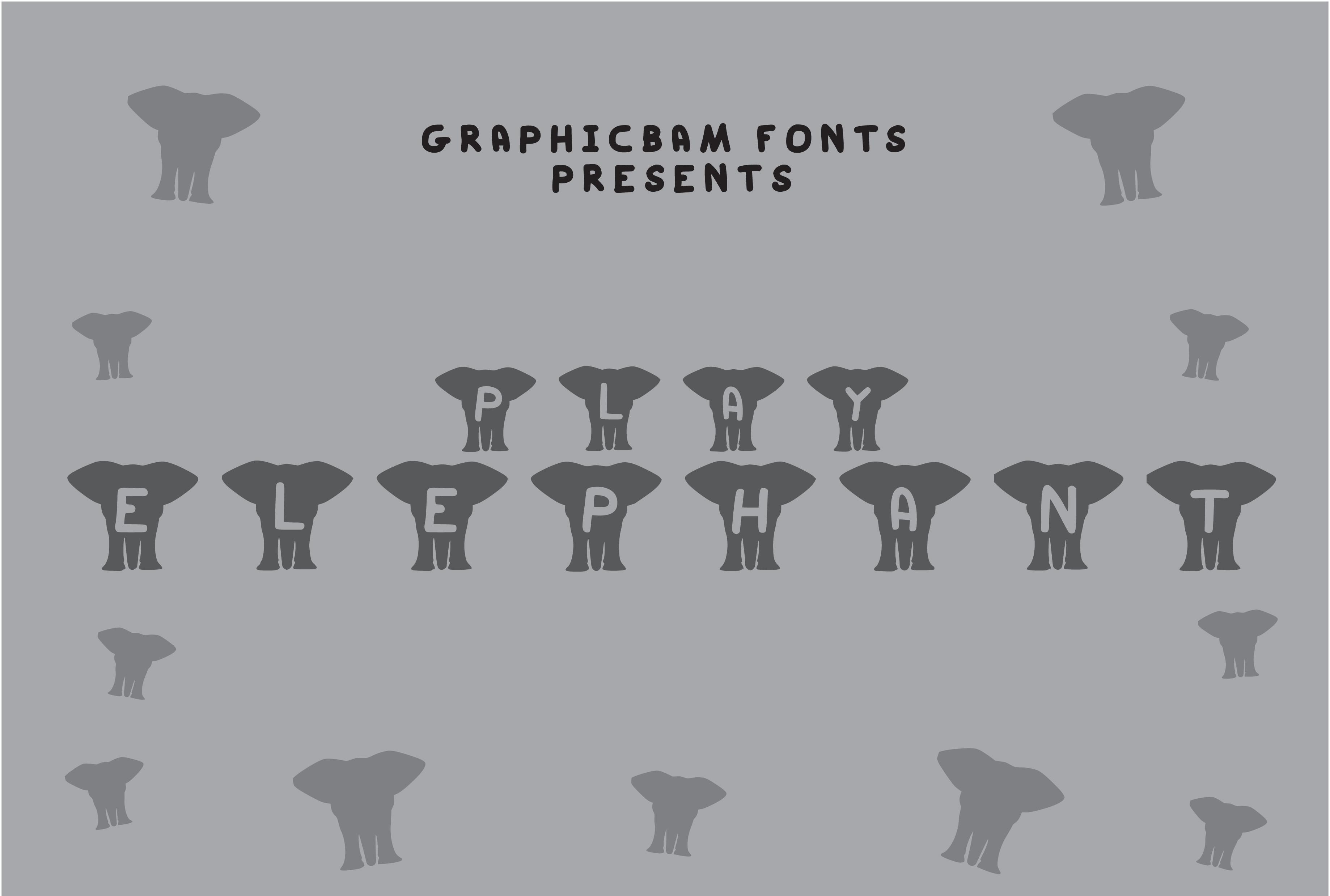Play Elephant Font