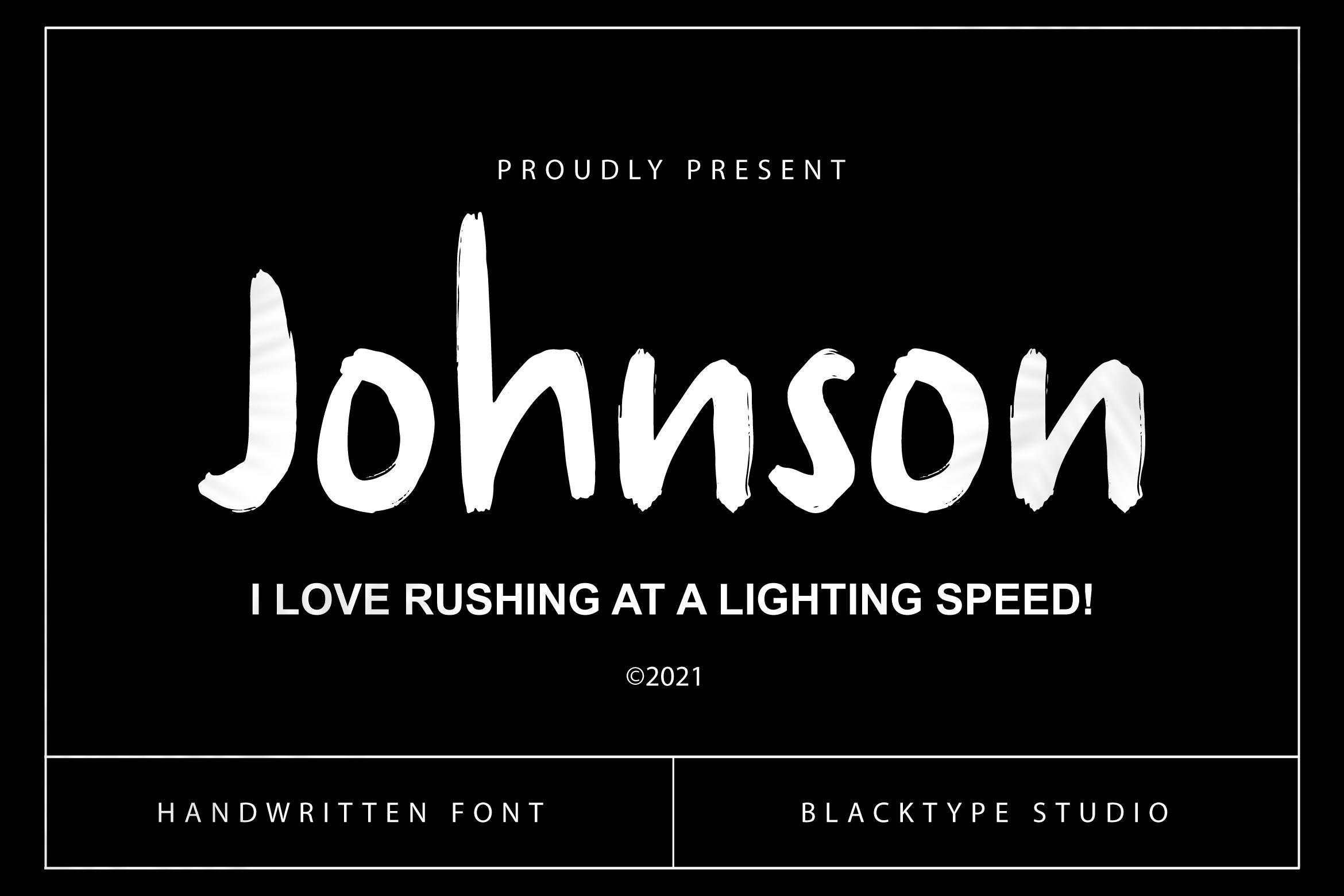 Johnson Font