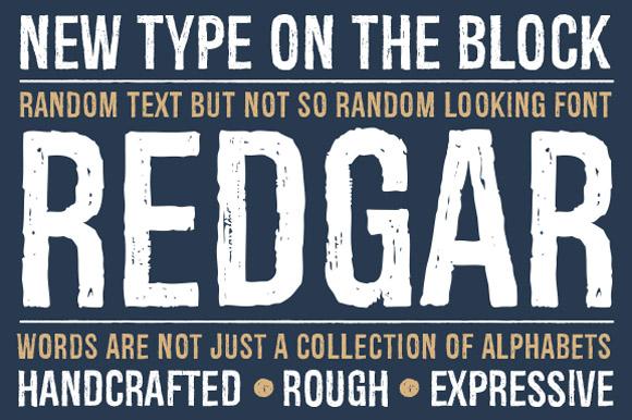 Redgar Font