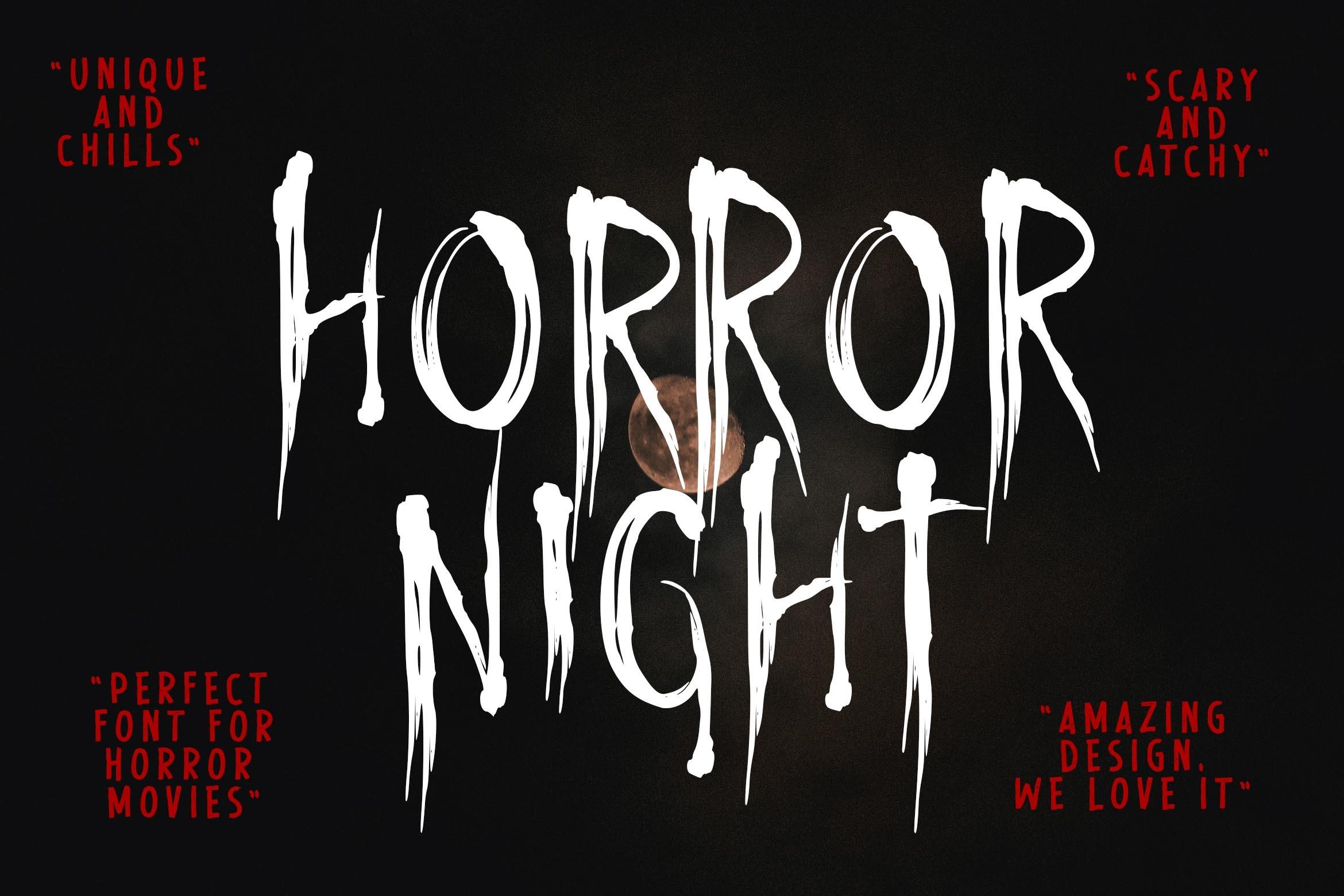 Horror Night Font
