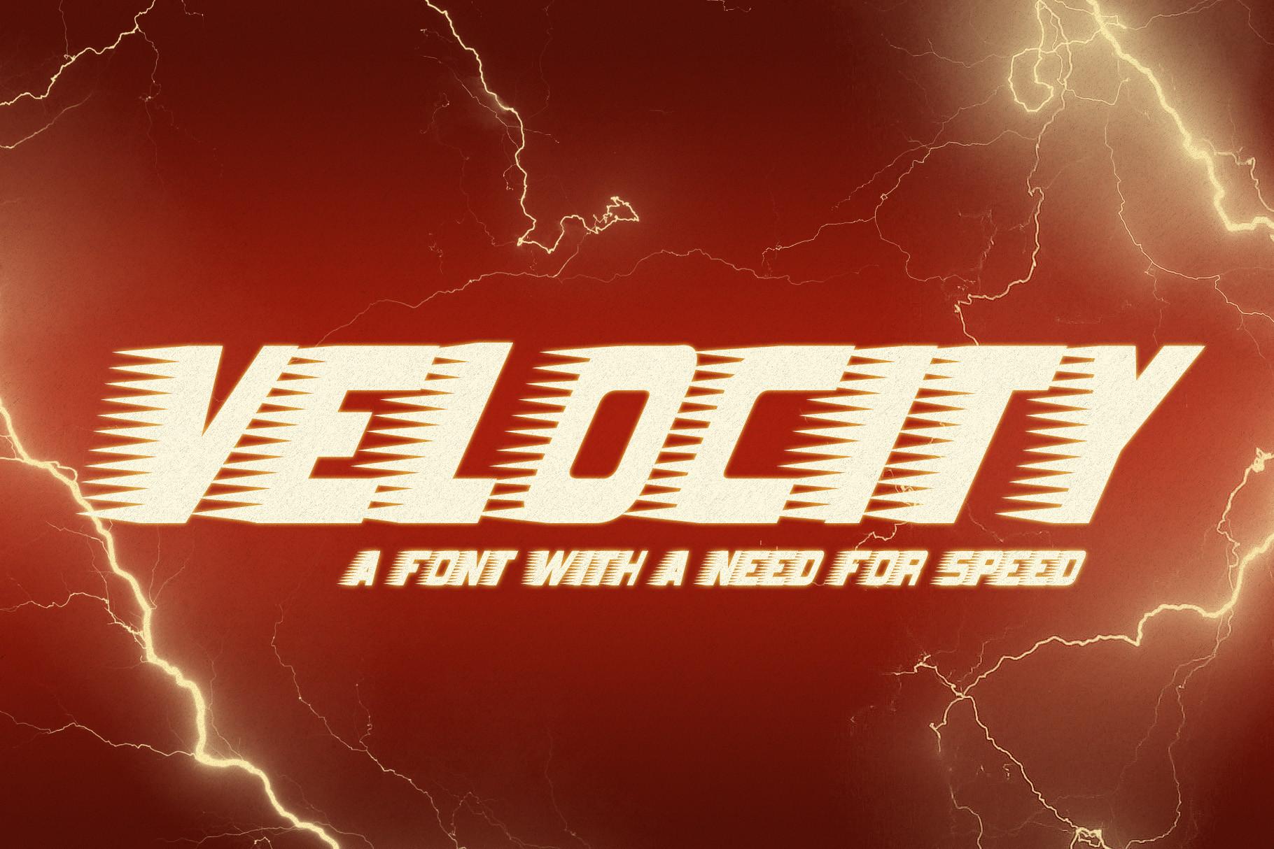 Velocity Font