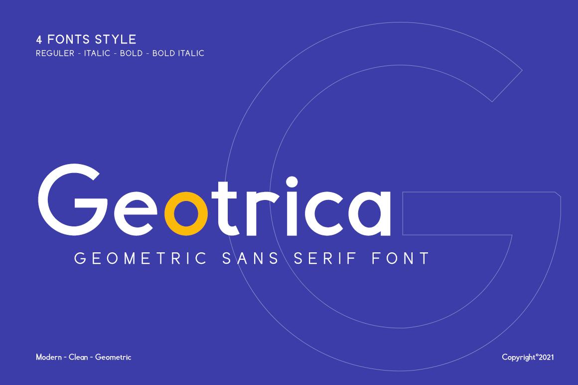 Geotrica Font