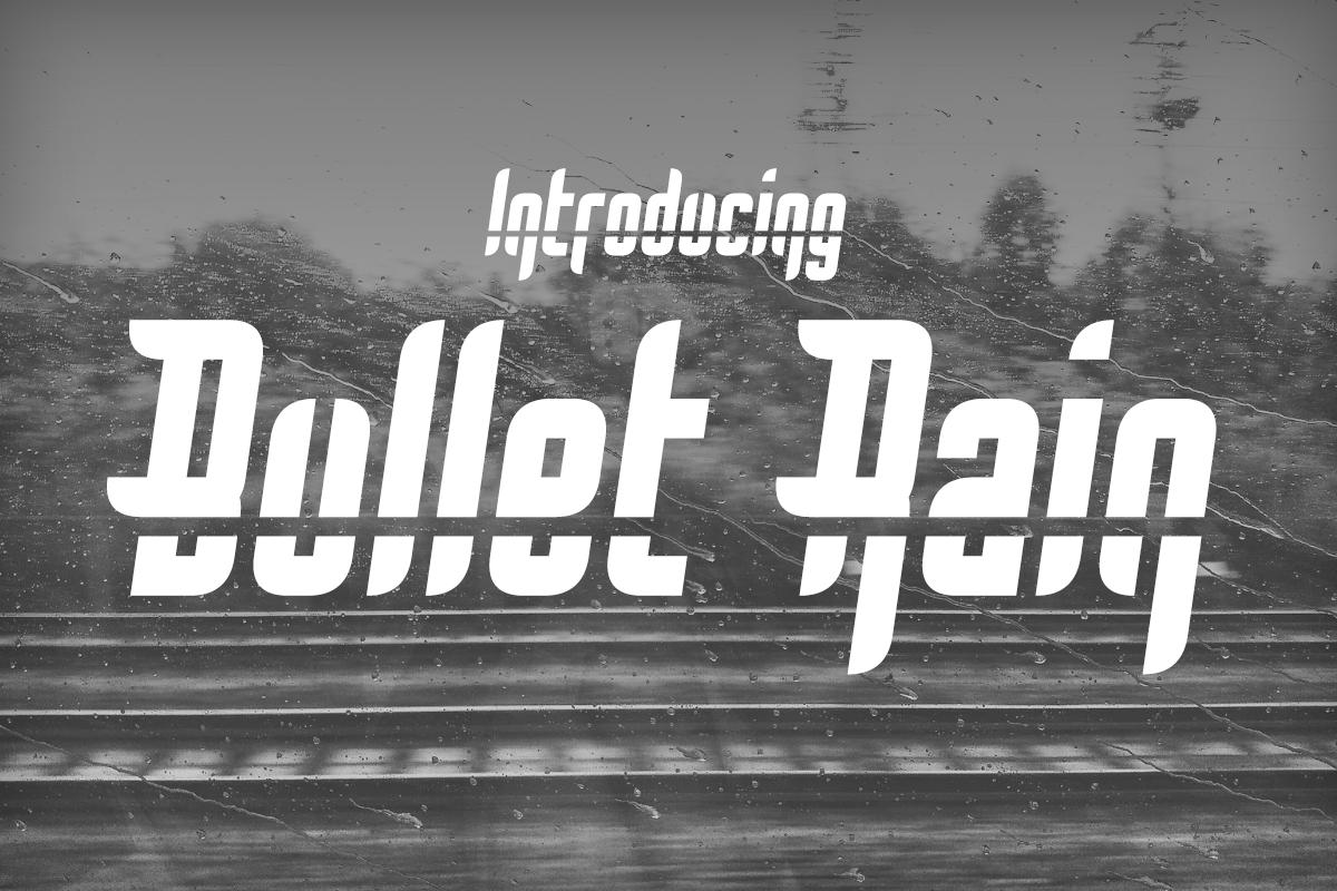 Bullet Rain Font